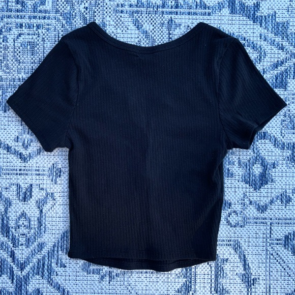 Black Baby Tee - Picture 2 of 2